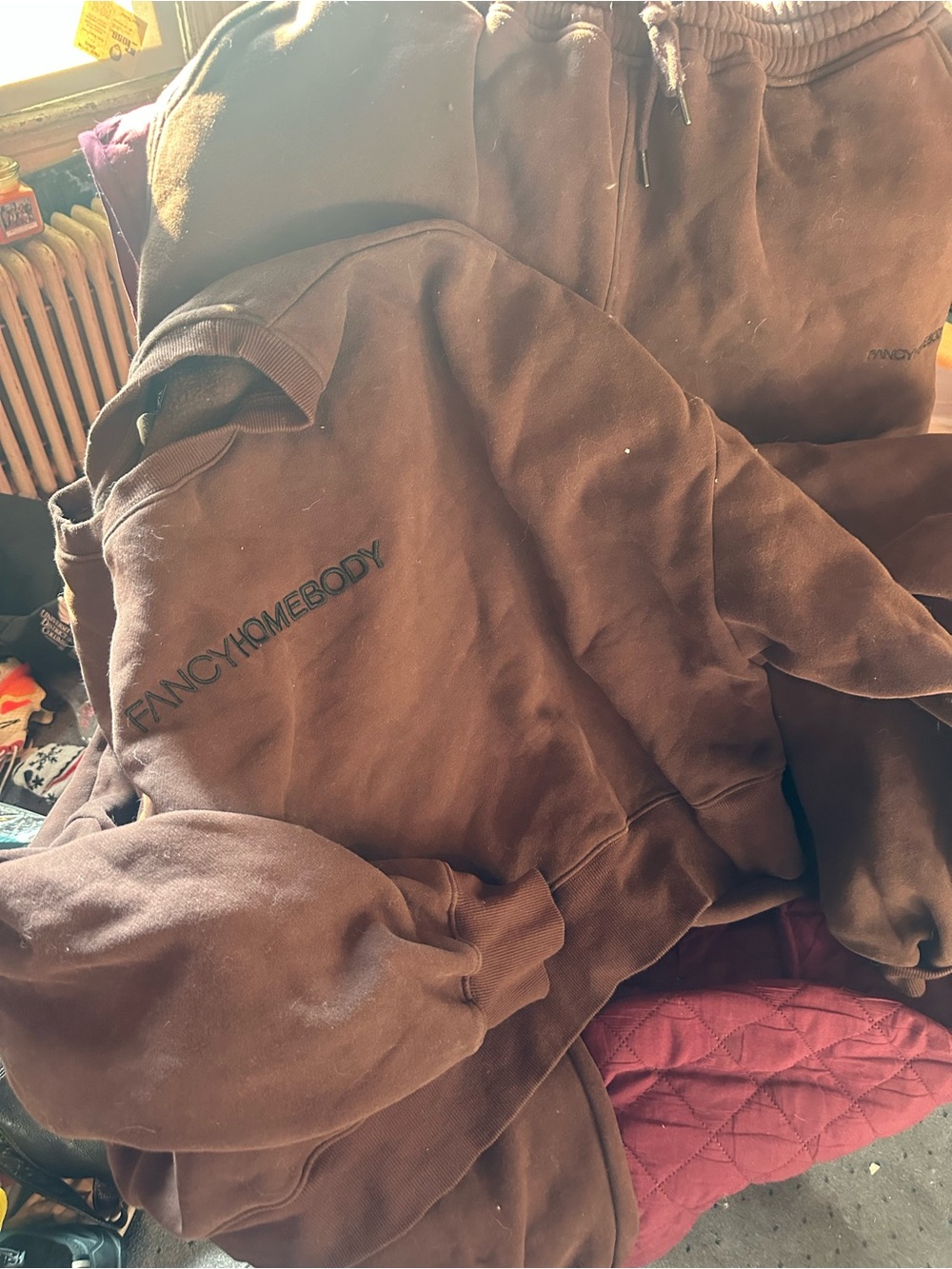 Fancy Homebody Heavy Weight Two Piece Sweat suit